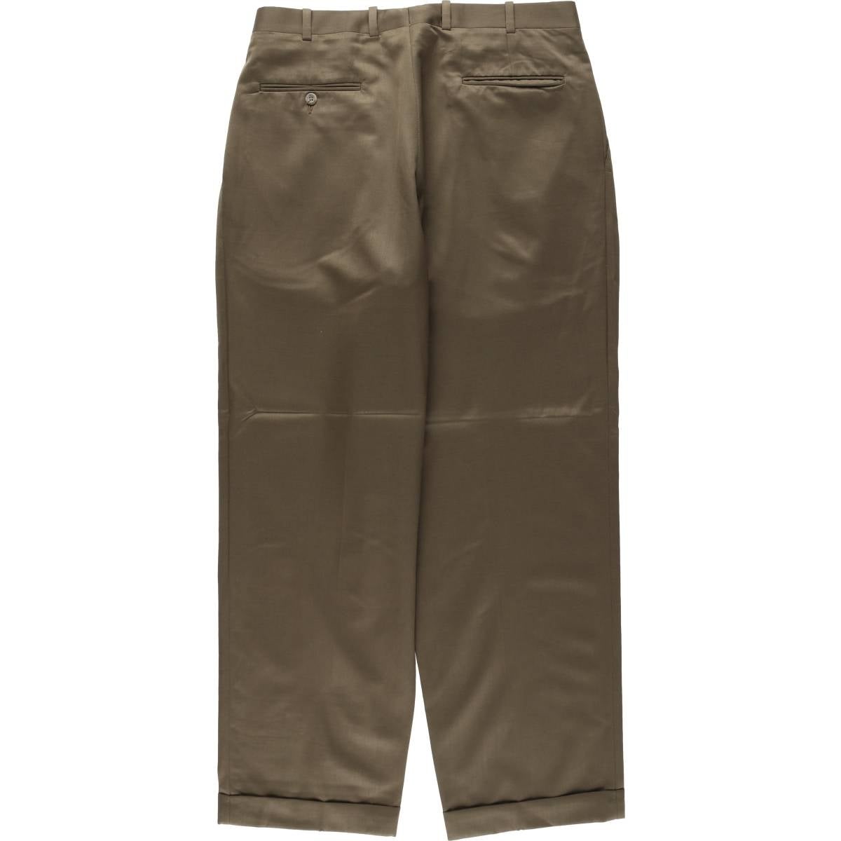 80s90s ノードストローム スリータックスラックス USA製 W33 L30 古着 ノードストローム NORDSTROM スリータック ウールパンツ
