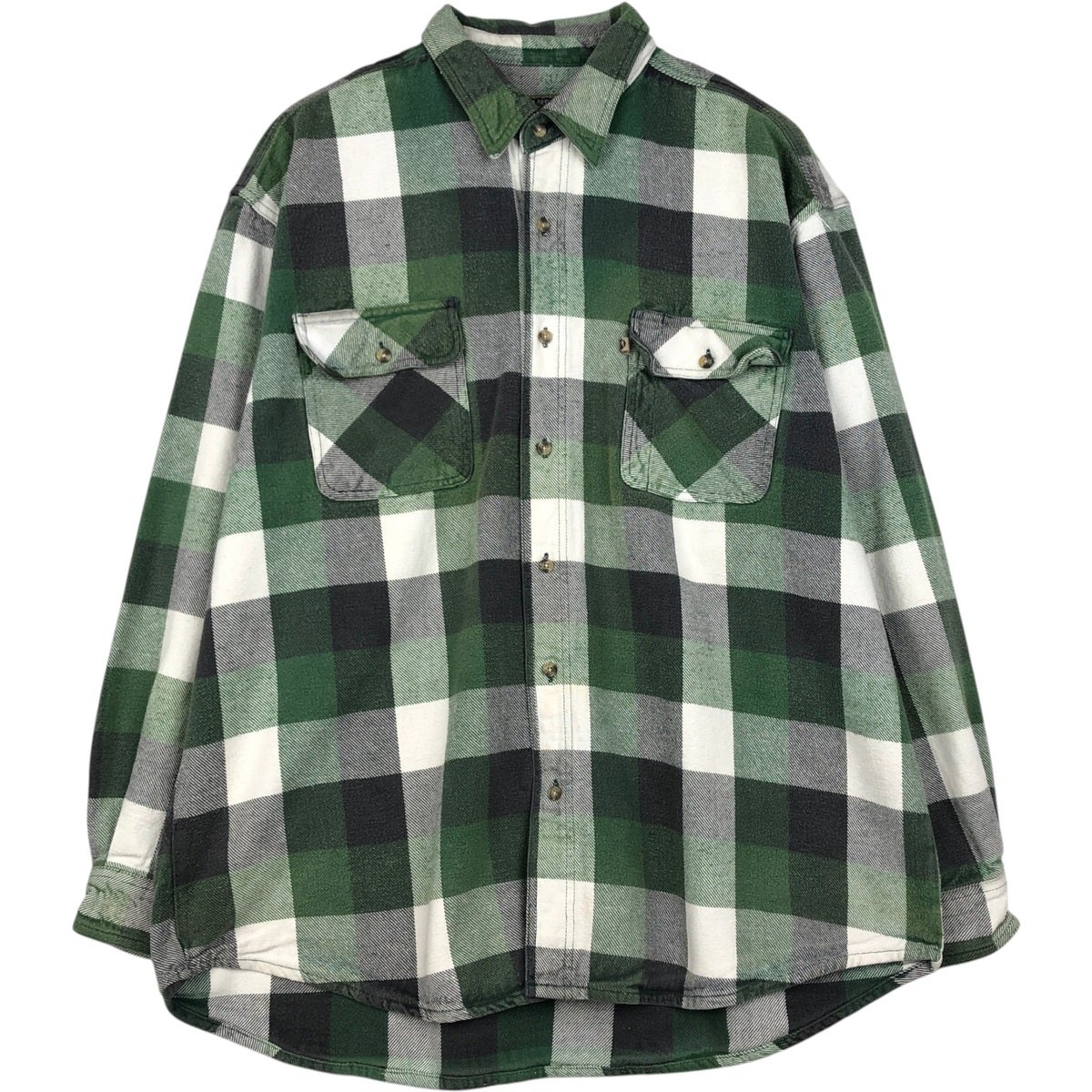 古着 OZARK WILDERNESS OUTFITTERS チェック柄 長袖 フランネル