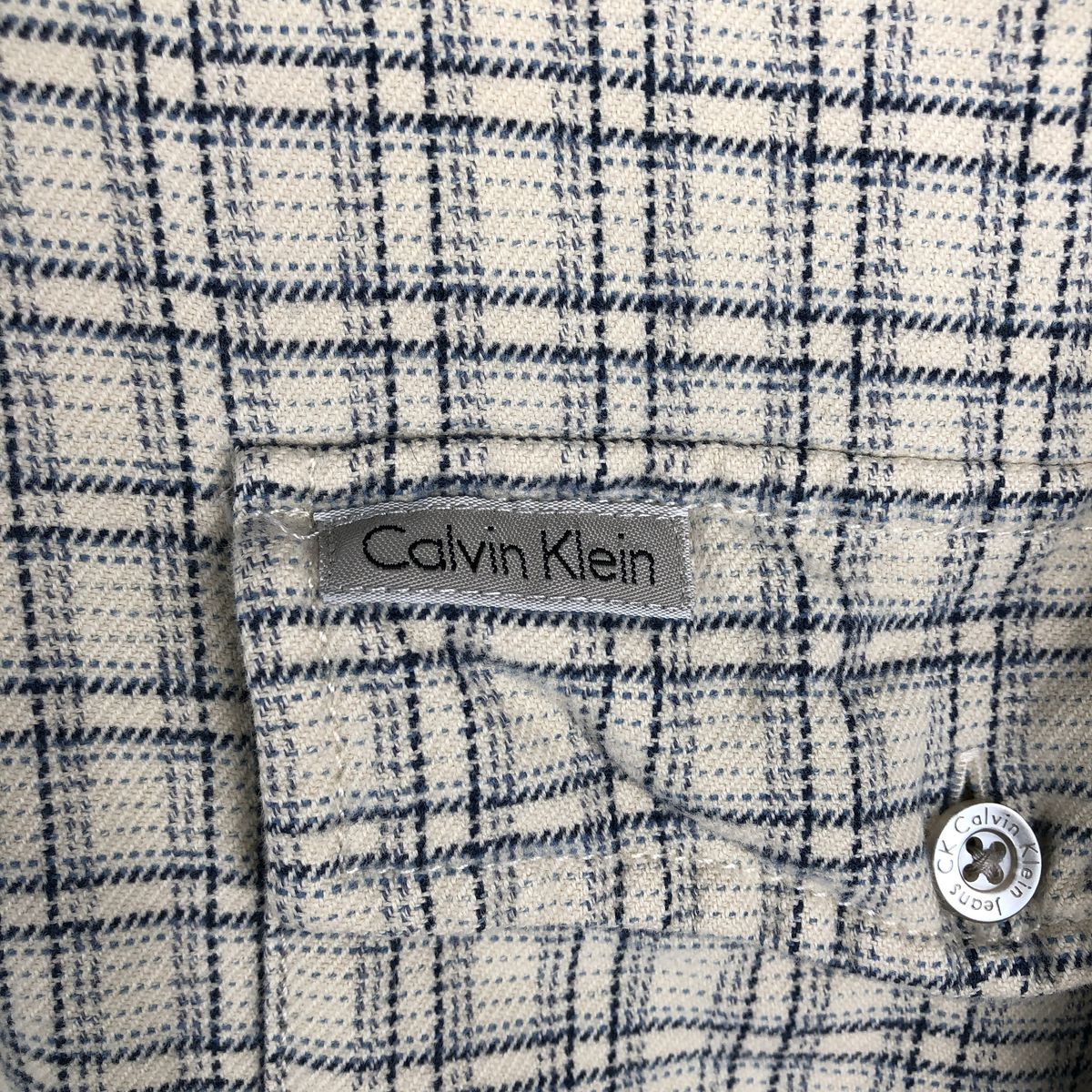 古着 90～00年代 カルバンクライン Calvin klein JEANS 長袖 ライト