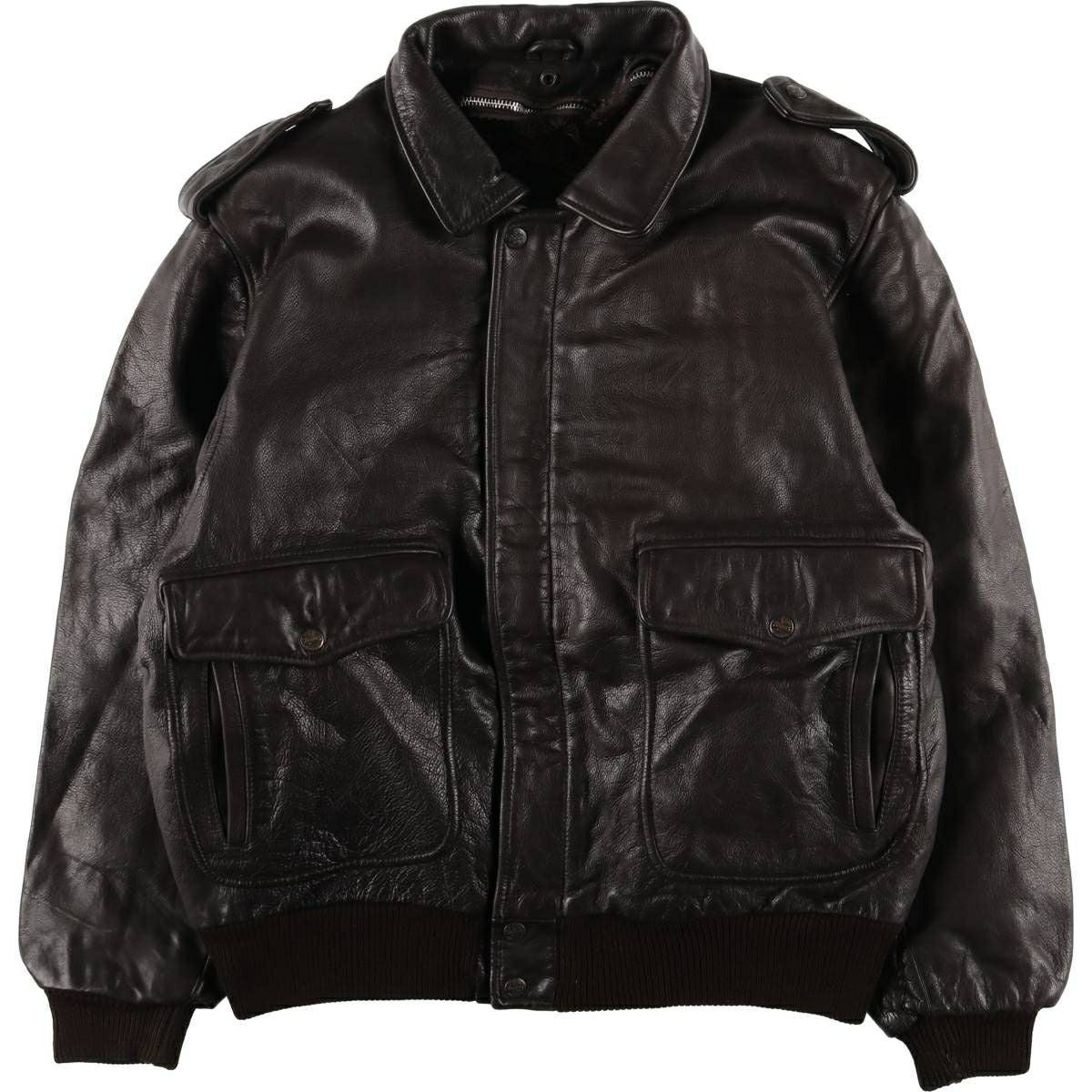 古着 ～90年代 レッドスキンズ Redskins A-2タイプ レザーフライト