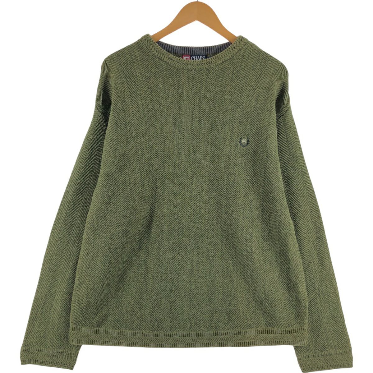 古着 ラルフローレン Ralph Lauren CHAPS チャップス コットンニット