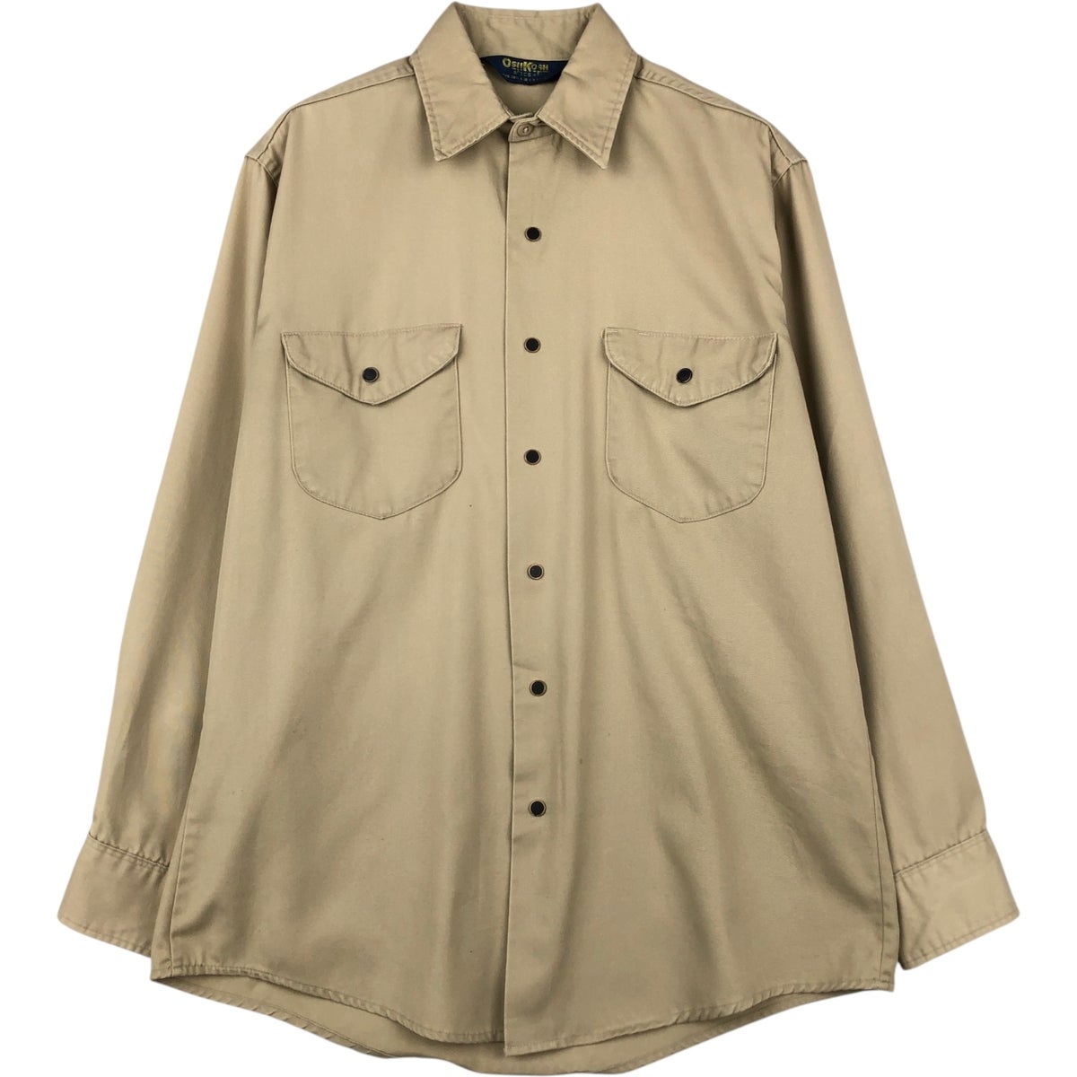古着 80年代 オシュコシュ Osh kosh 長袖 フランネルチェックシャツ
