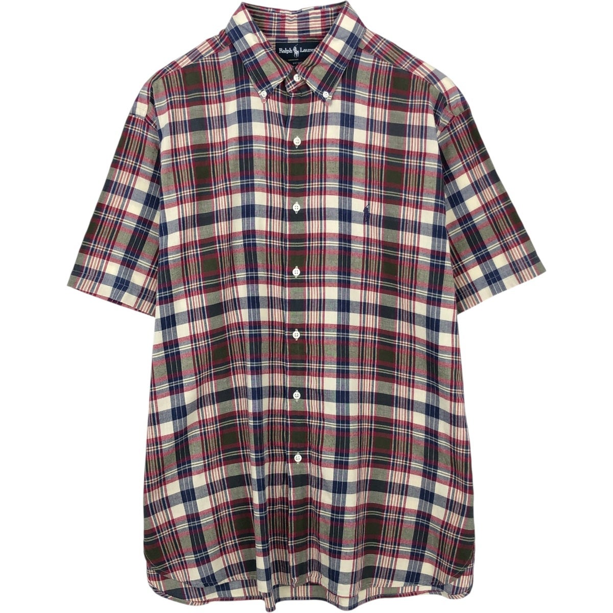 古着 ラルフローレン Ralph Lauren GREGGOR ボックスシャツ 半袖