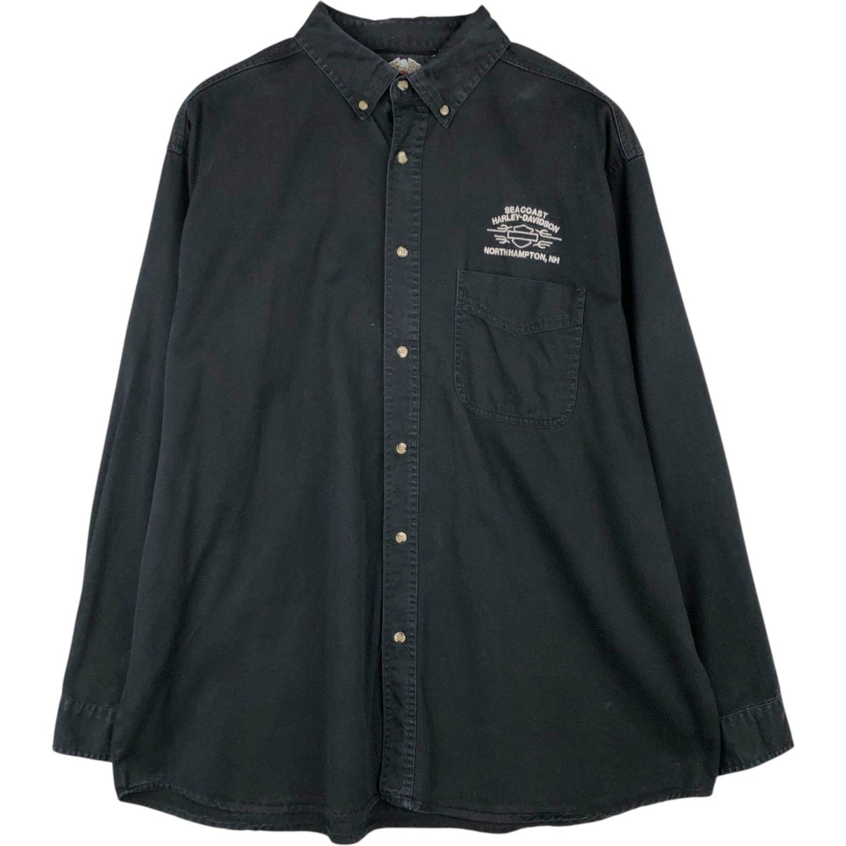 古着 ハーレーダビッドソン Harley-Davidson 半袖 ワークシャツ