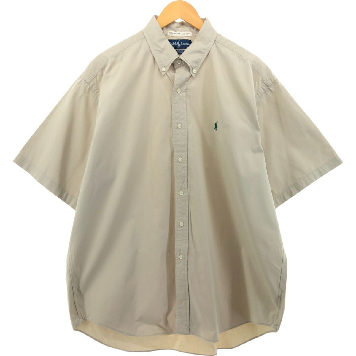 古着 ラルフローレン Ralph Lauren BLAIRE 半袖 リネン ボタンダウン