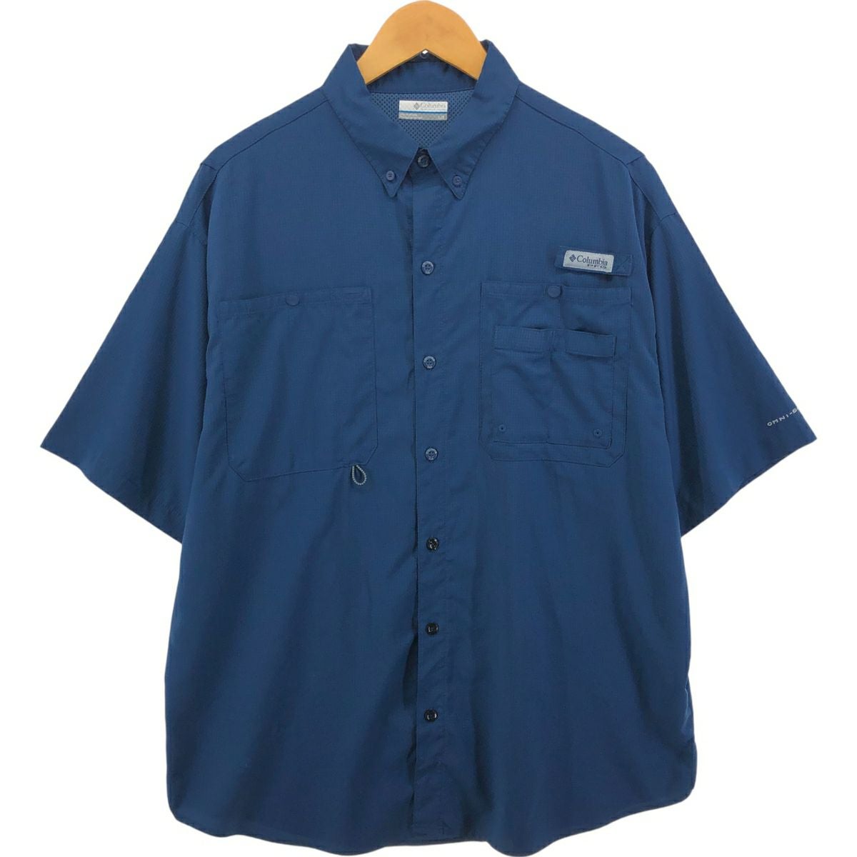 古着 コロンビア Columbia PFG OMNI-SHADE オムニシェイド ボタン