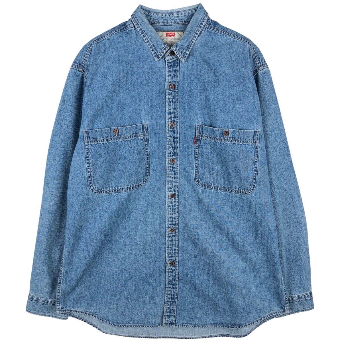 古着 90年代 リーバイス Levis RED TAB 長袖 デニムシャツ メンズXL