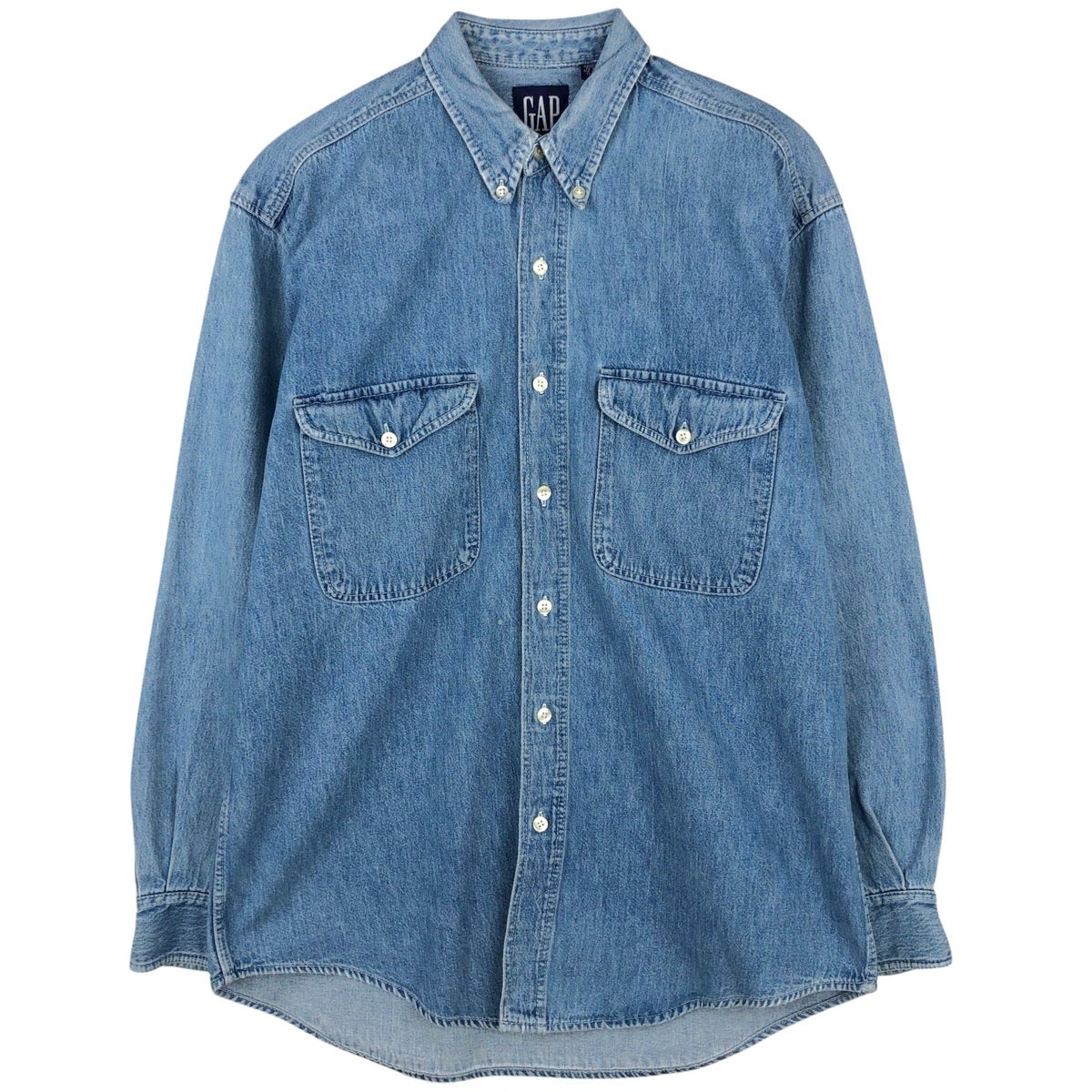 古着 90年代 ギャップ GAP オールドギャップ 長袖 ボタンダウンデニム