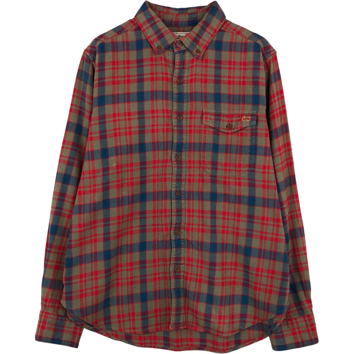 古着 70年代 ウールリッチ WOOLRICH 長袖 ボタンダウン ライトネル