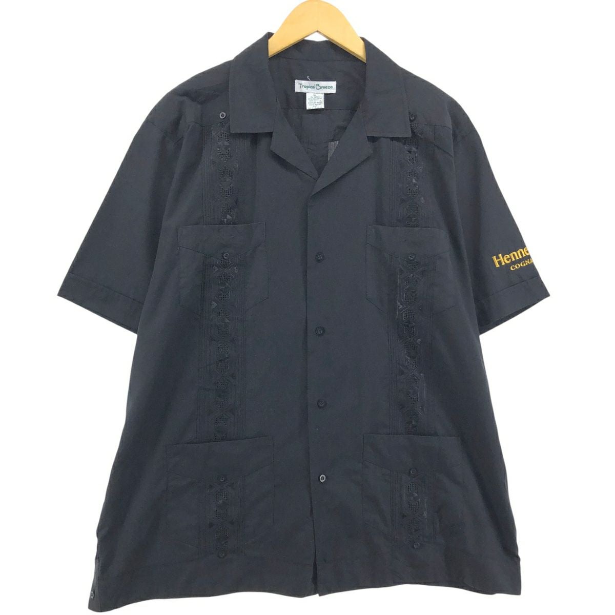 古着 the Havanera Co. 半袖 オープンカラー メキシカンシャツ