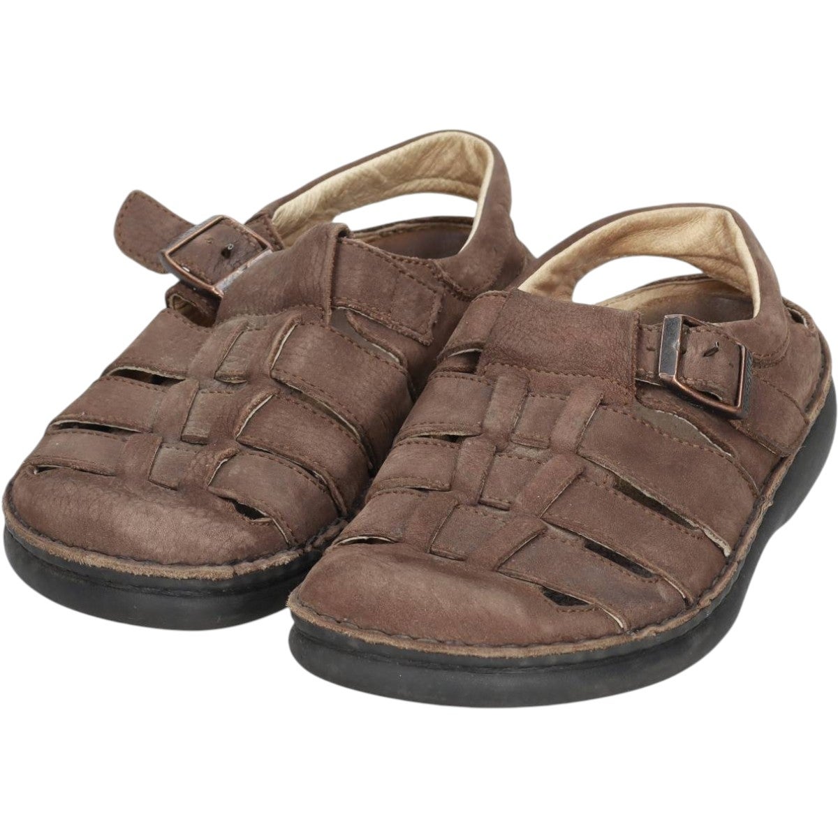 古着 ビルケンシュトック BIRKENSTOCK FOOTPRINTS レザーサンダル