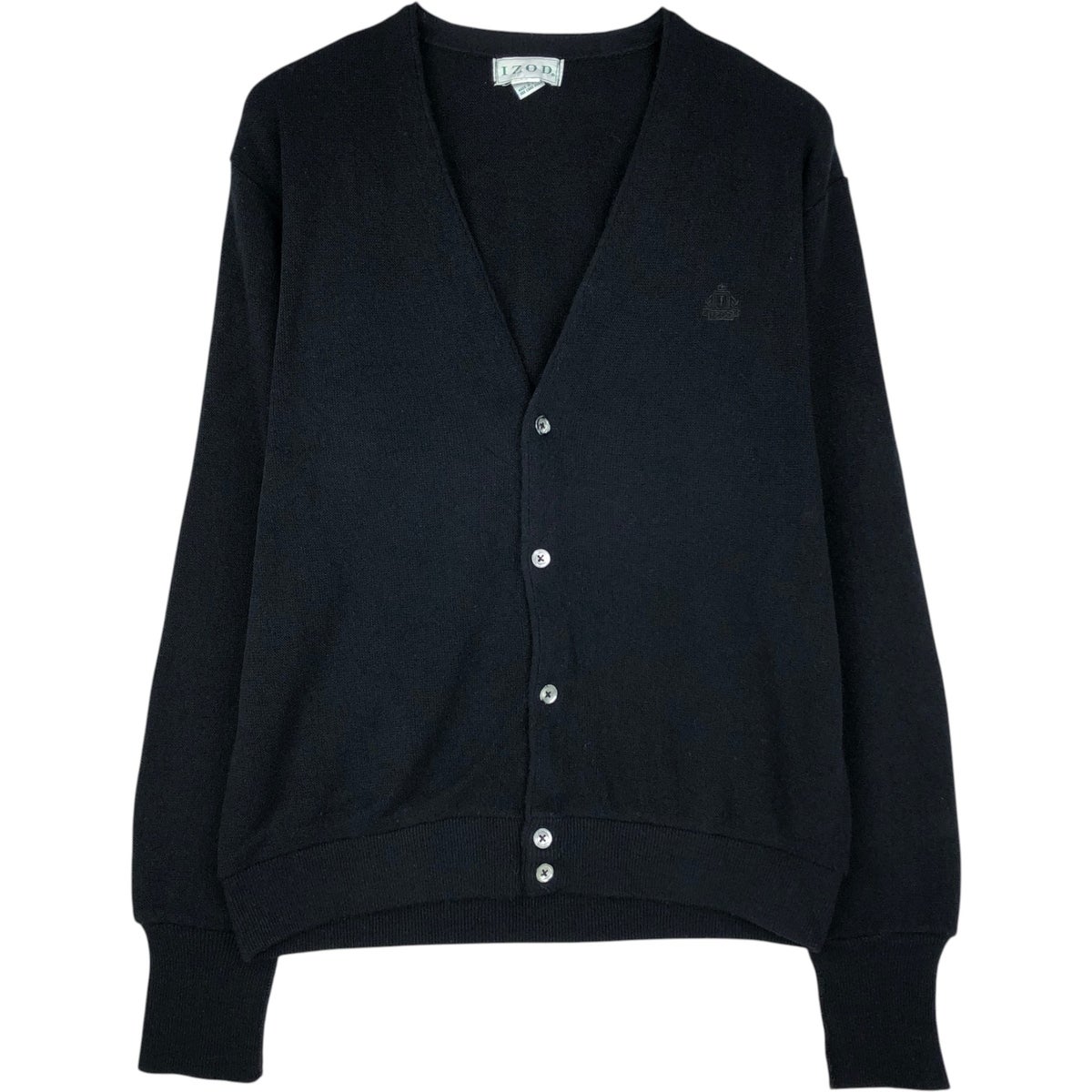 古着 IZOD アクリルニットカーディガン USA製 メンズXL相当