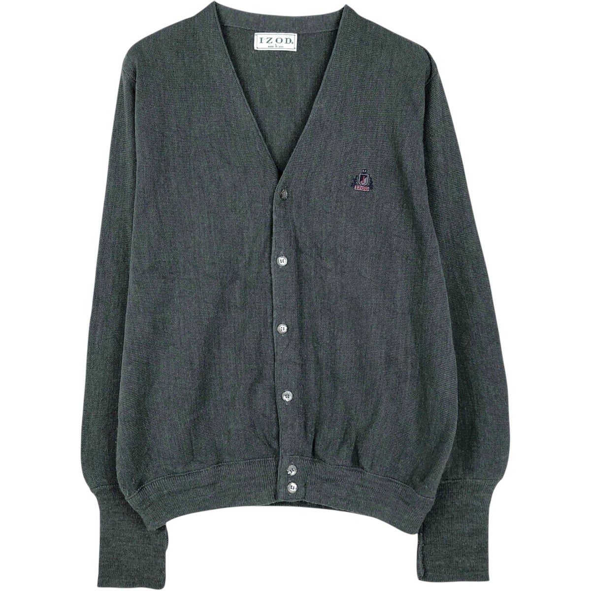 古着 70～80年代 LORD JEFF Vネック コットンニットセーター USA製