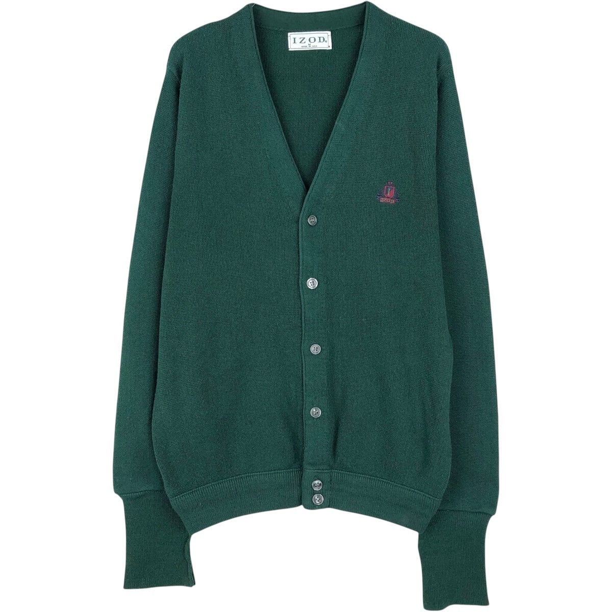 古着 90年代 アイゾッド IZOD アクリルニットカーディガン USA製