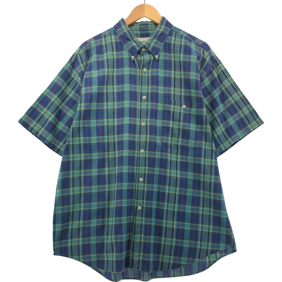 古着 80～90年代 エディーバウアー Eddie Bauer Superior Madras 黒