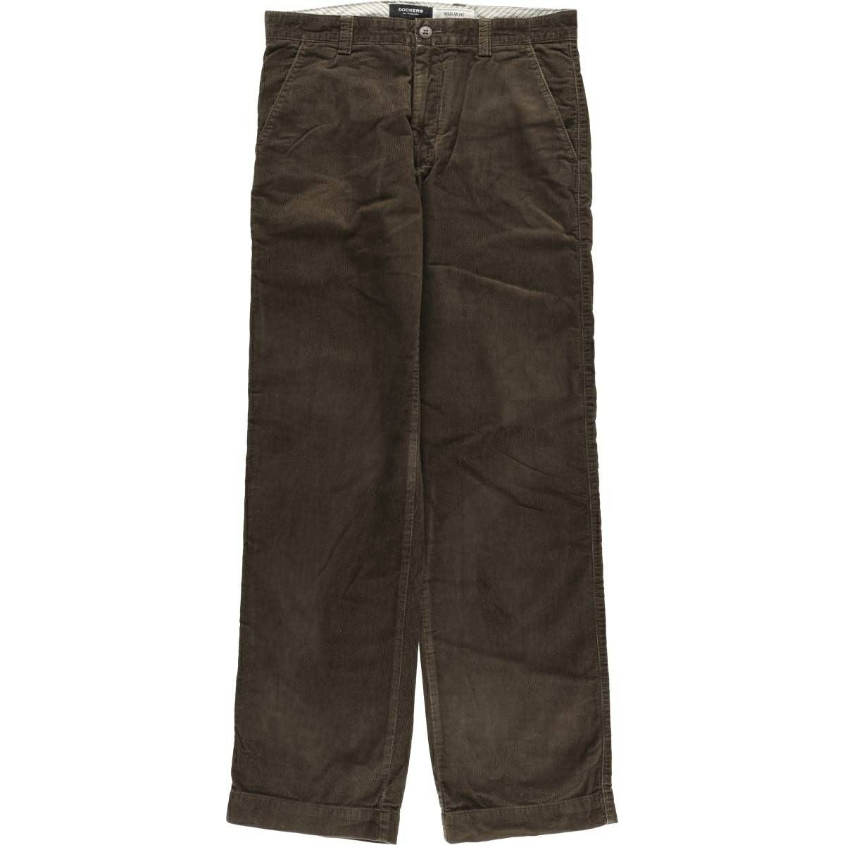古着 ドッカーズ DOCKERS PREMIUM ツータック コットン×リネンパンツ