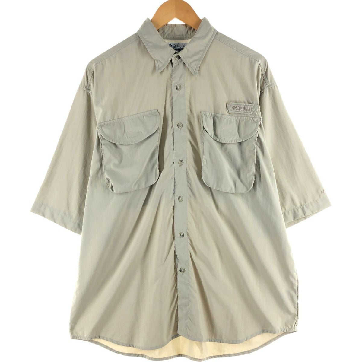 古着 コロンビア Columbia OMNI-SHADE 半袖 コットン チェックシャツ メンズL相当 /eaa562037 Columbia - 古着 コロンビア Columbia 半袖 コットン チェックシャツ