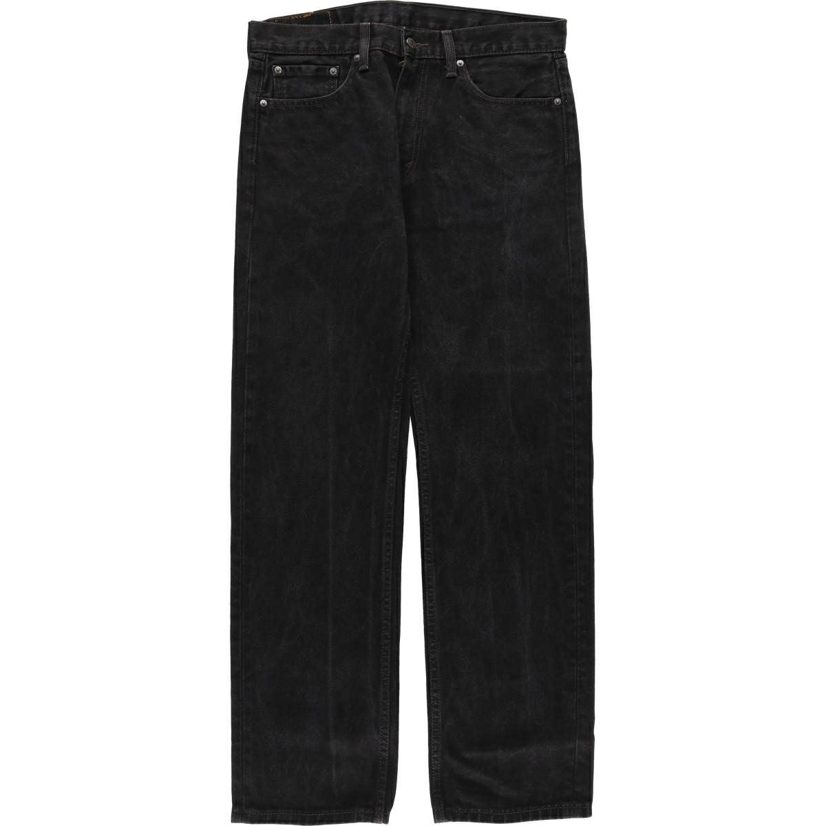 古着 リーバイス Levi's 505 ブラックデニム テーパードデニムパンツ メンズw34相当/eaa583981 古着 リーバイス Levis 505 ブラックデニム テーパードデニムパンツ