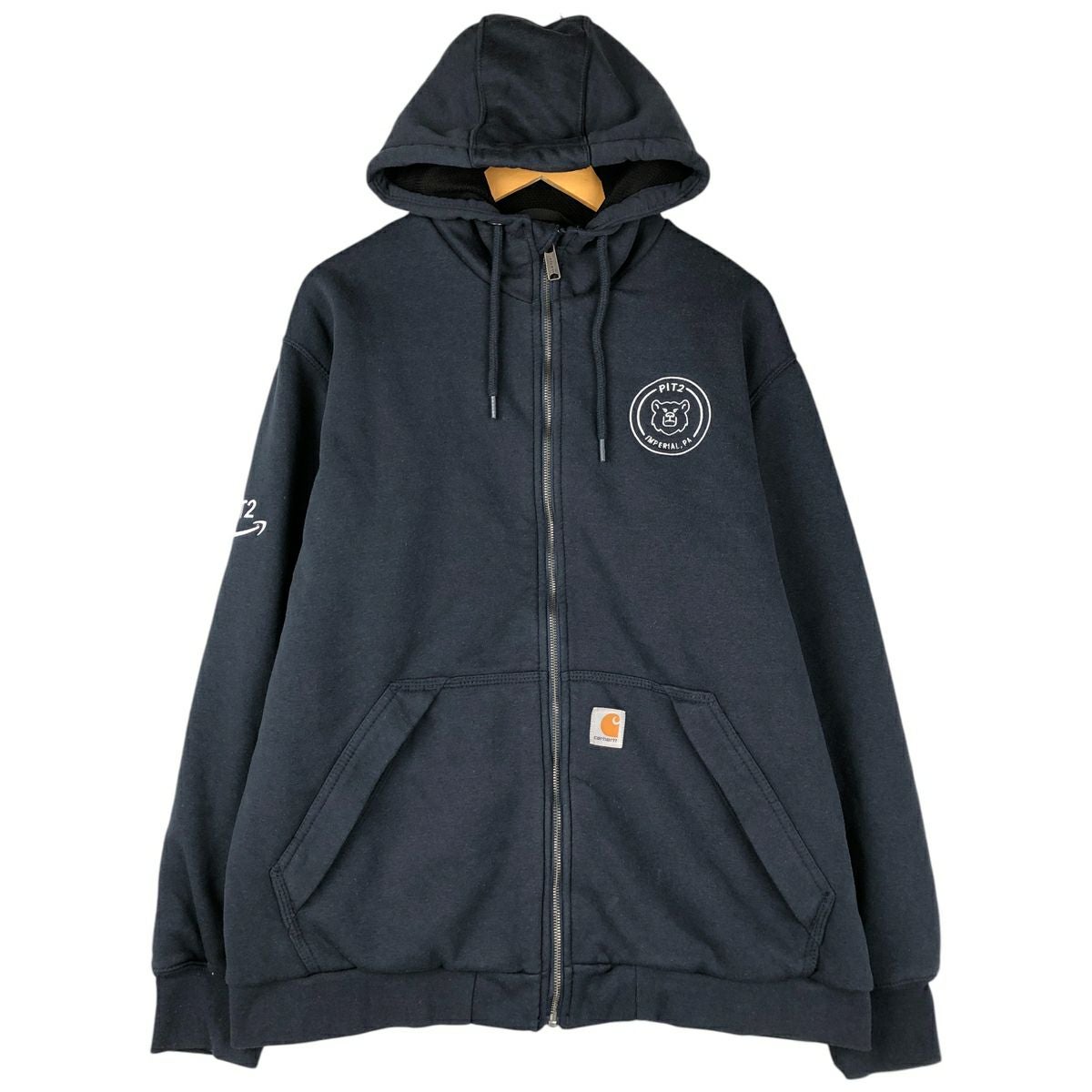 古着 カーハート Carhartt Loose Fit RAIN DEFENDER スウェットハーフ