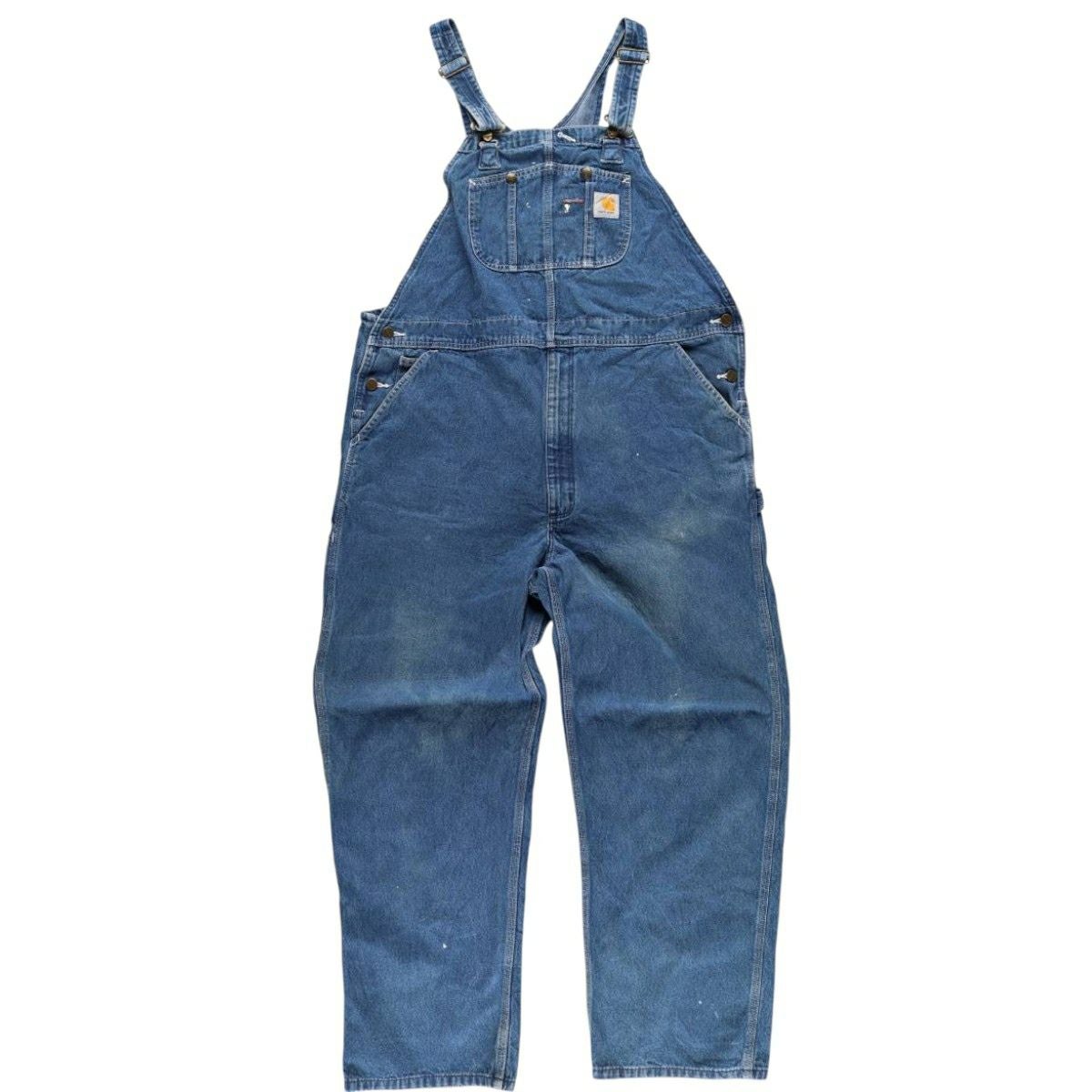 古着 ビッグサイズ カーハート Carhartt デニムオーバーオール メンズ