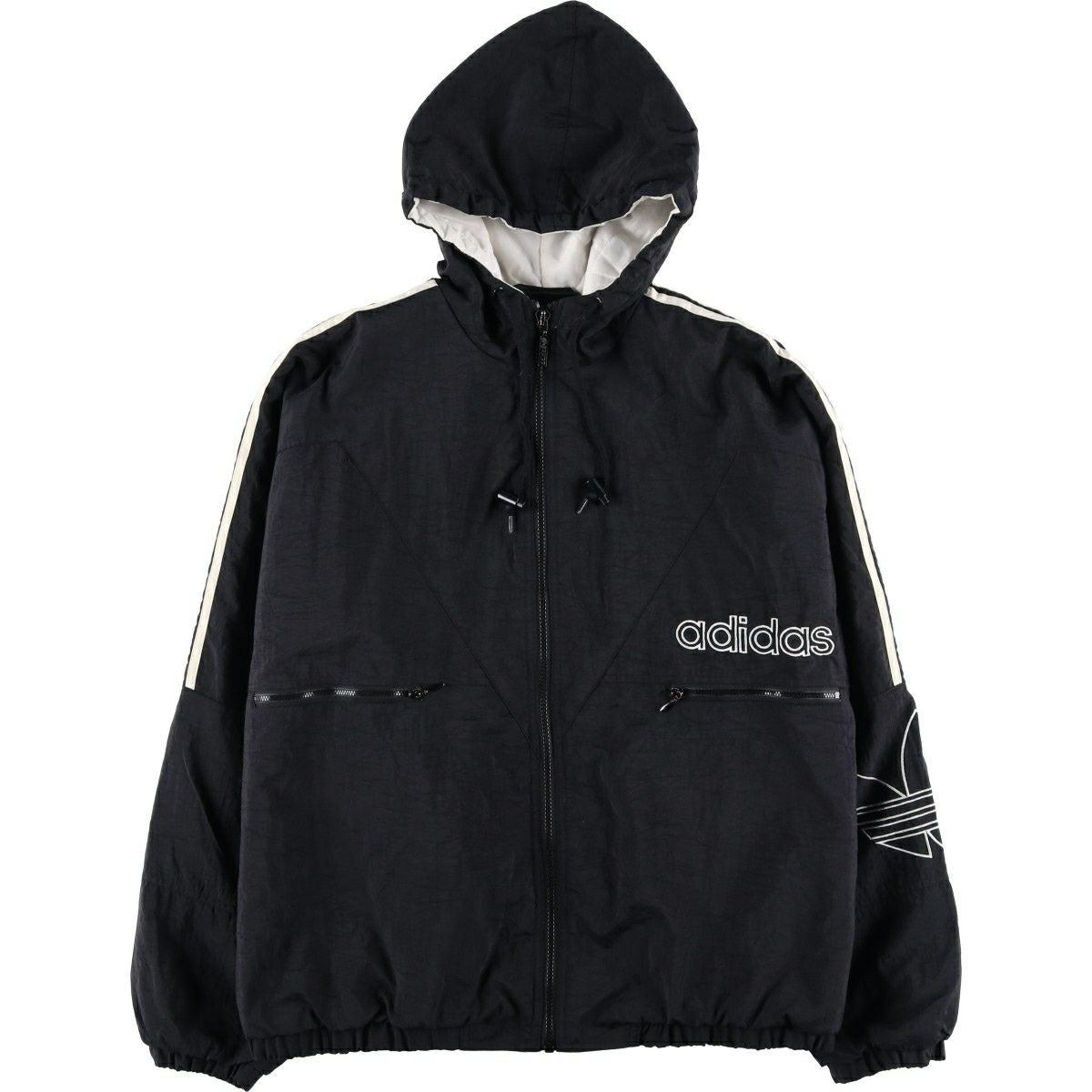 古着 90年代 アディダス adidas 中綿パーカー パファージャケット