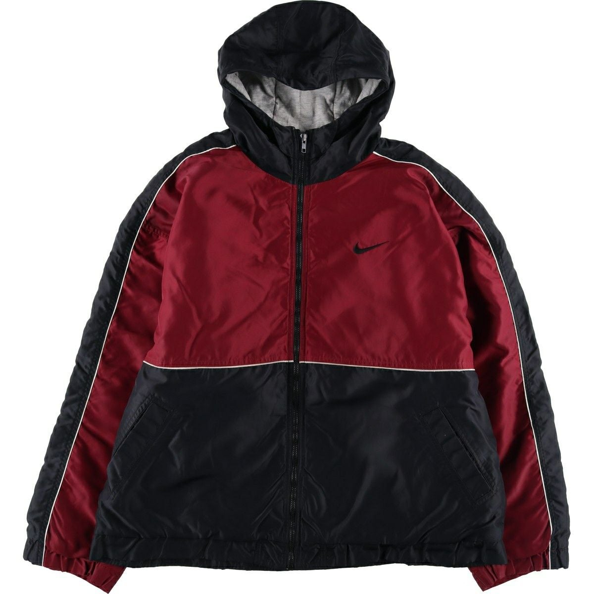 古着 90年代 ナイキ NIKE 中綿入り ハーフジップ ナイロンプルオーバー