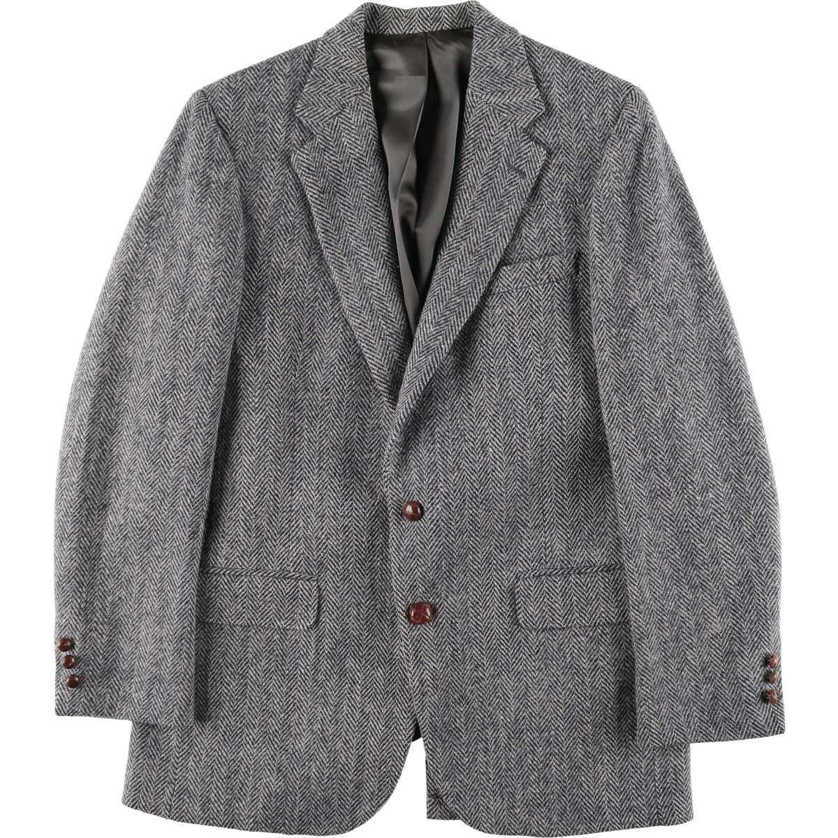 古着 80～90年代 ハリスツイード Harris Tweed ヘリンボーン ウール