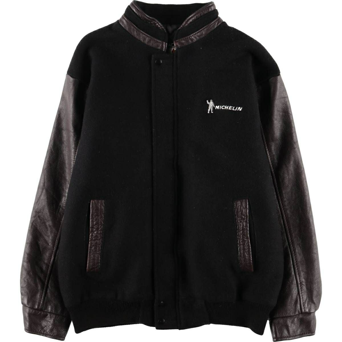 古着 80～90年代 Holloway 中綿入り ウールスタジャン アワード