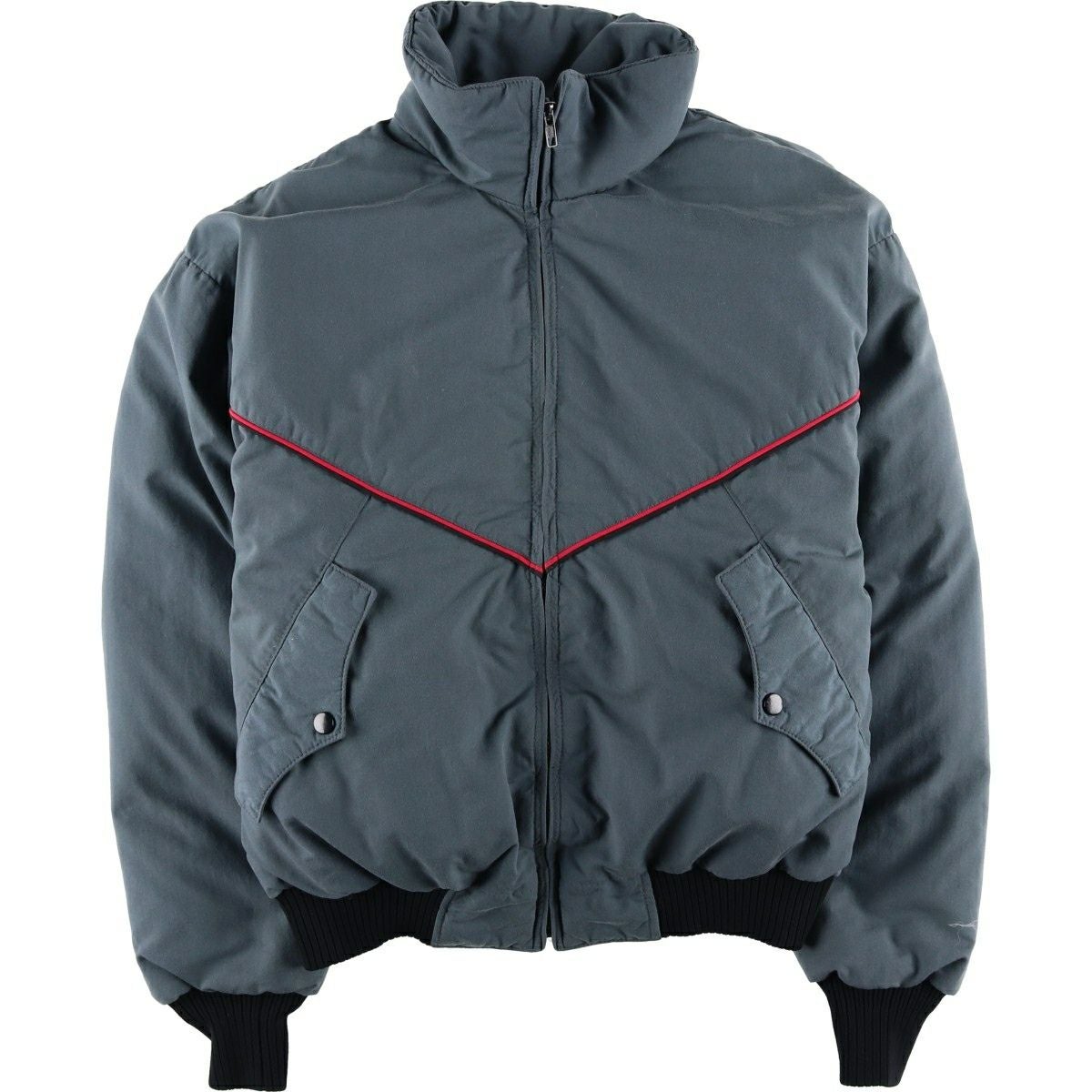 古着 Deacon Brothers チェック柄 ウールスタジャン アワード