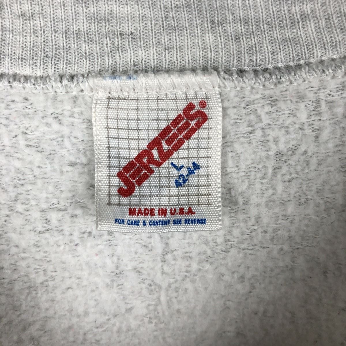 古着 80～90年代 ジャージーズ Jerzees ファイヤーパターン アート