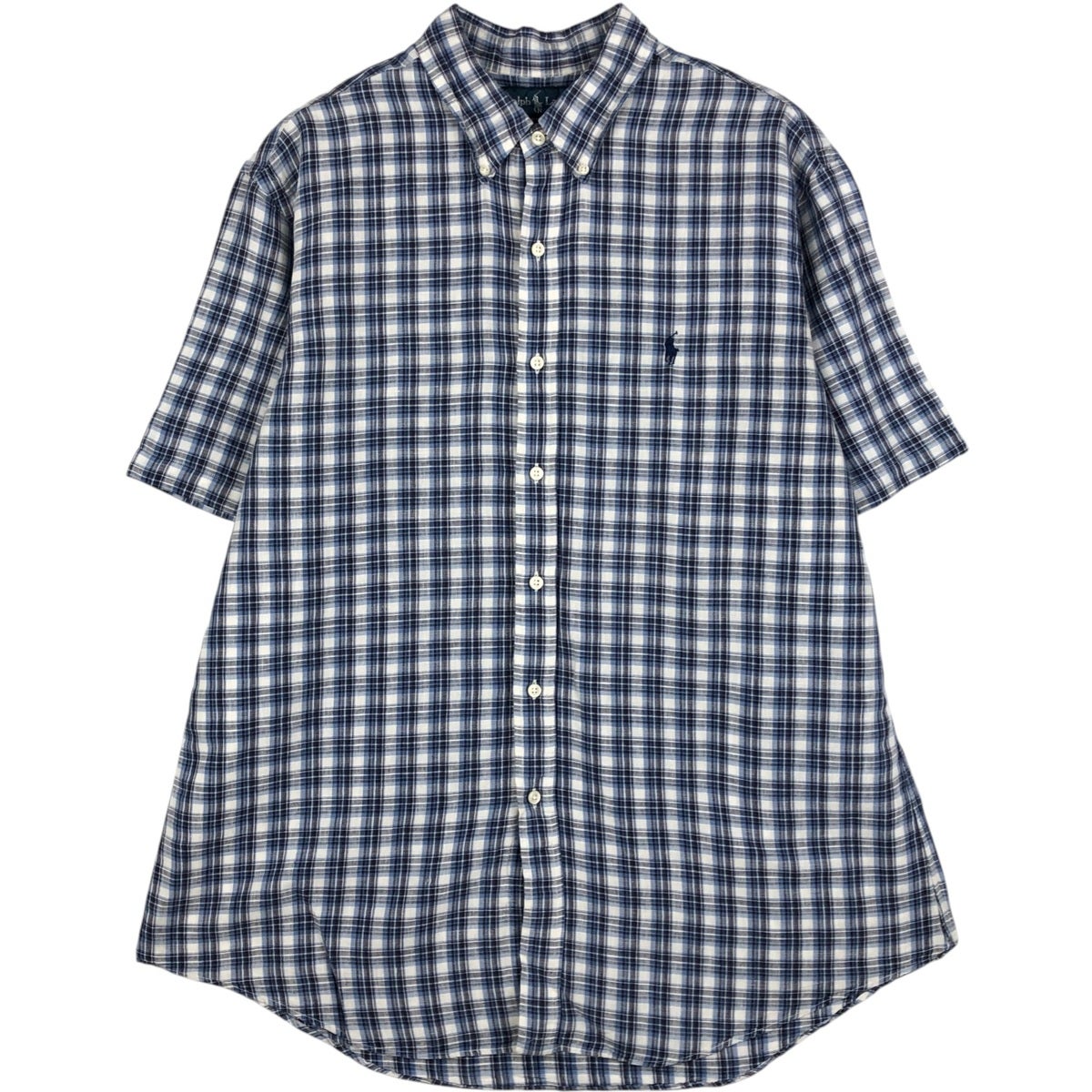 古着 ラルフローレン Ralph Lauren CUSTOM FIT ペイズリー柄 半袖