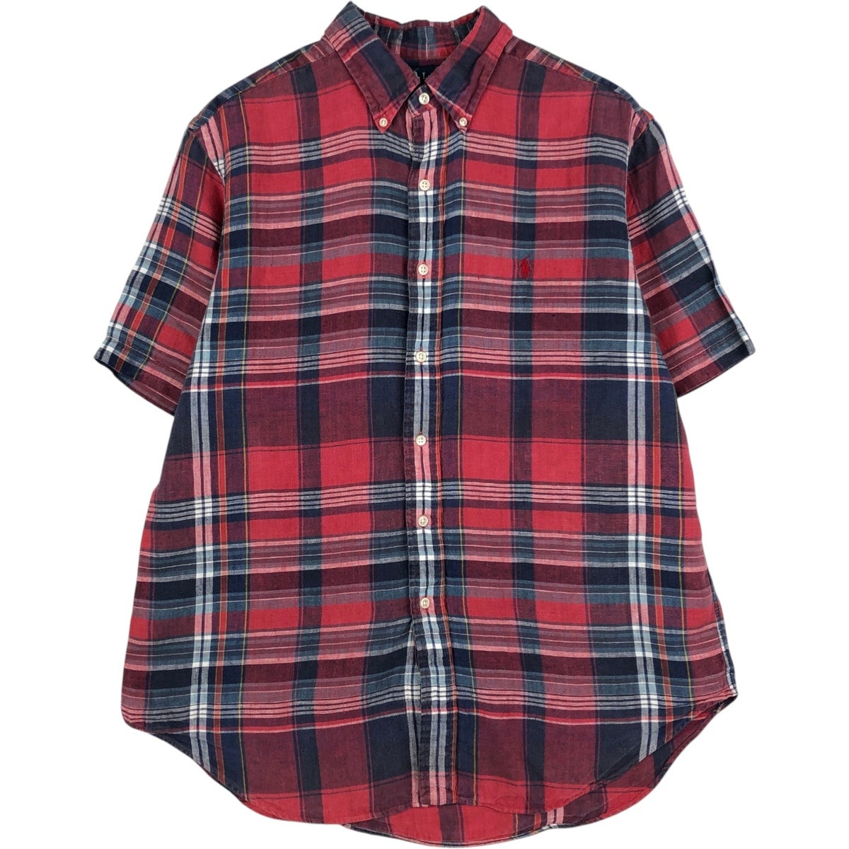 古着 ラルフローレン Ralph Lauren CUSTOM FIT ストライプ柄 長袖