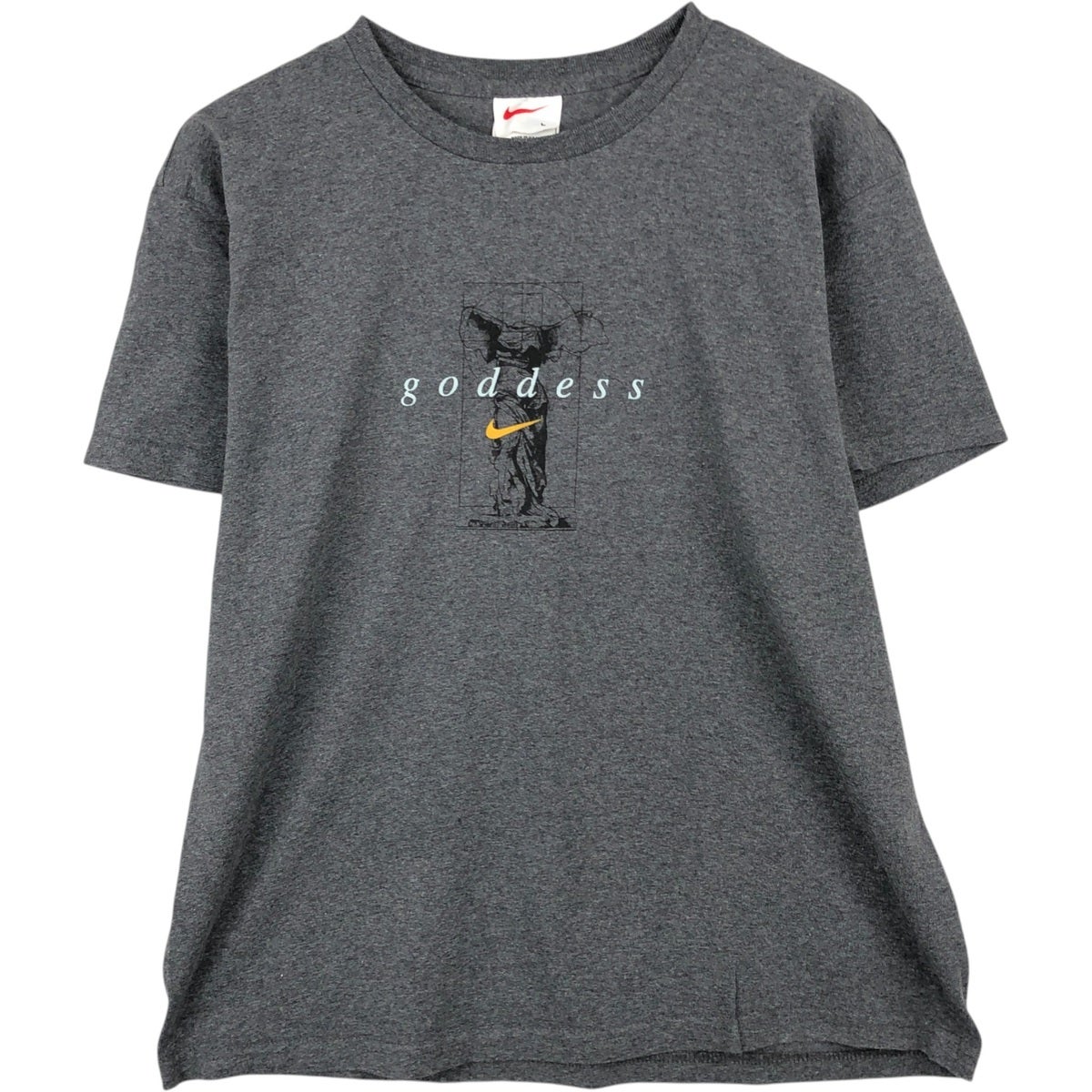 古着 90年代 ナイキ NIKE 銀タグ ロゴプリントTシャツ USA製 メンズL