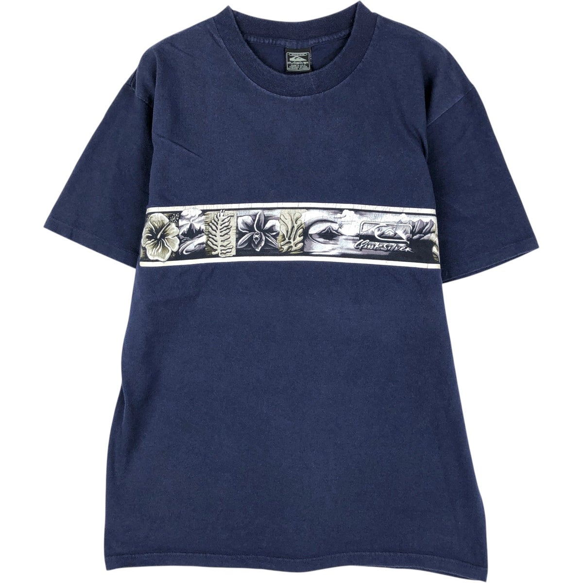 クイックシルバーTシャツ北斎Tシャツoldサーフスケート90sTシャツサーフィン 古着 90年代 クイックシルバー QUIKSILVER サーフ スケートTシャツ USA
