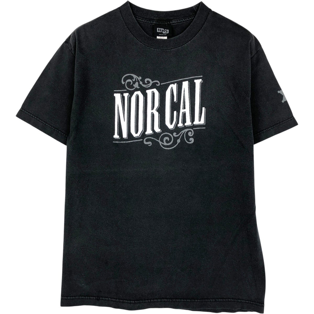 00'sオールドNHSタグ◎Nor Cal ロンT グレー L 古着 00年代 NHS NOR CAL サーフ スケートTシャツ メンズM相当