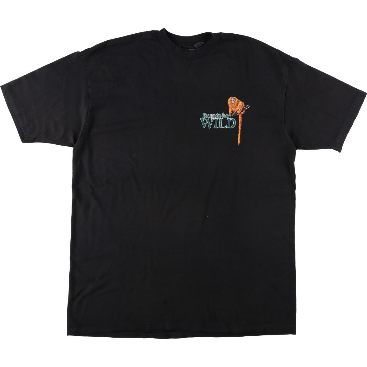 古着 80年代 ヘインズ Hanes BEEFY-T 猿柄 アニマルTシャツ USA製