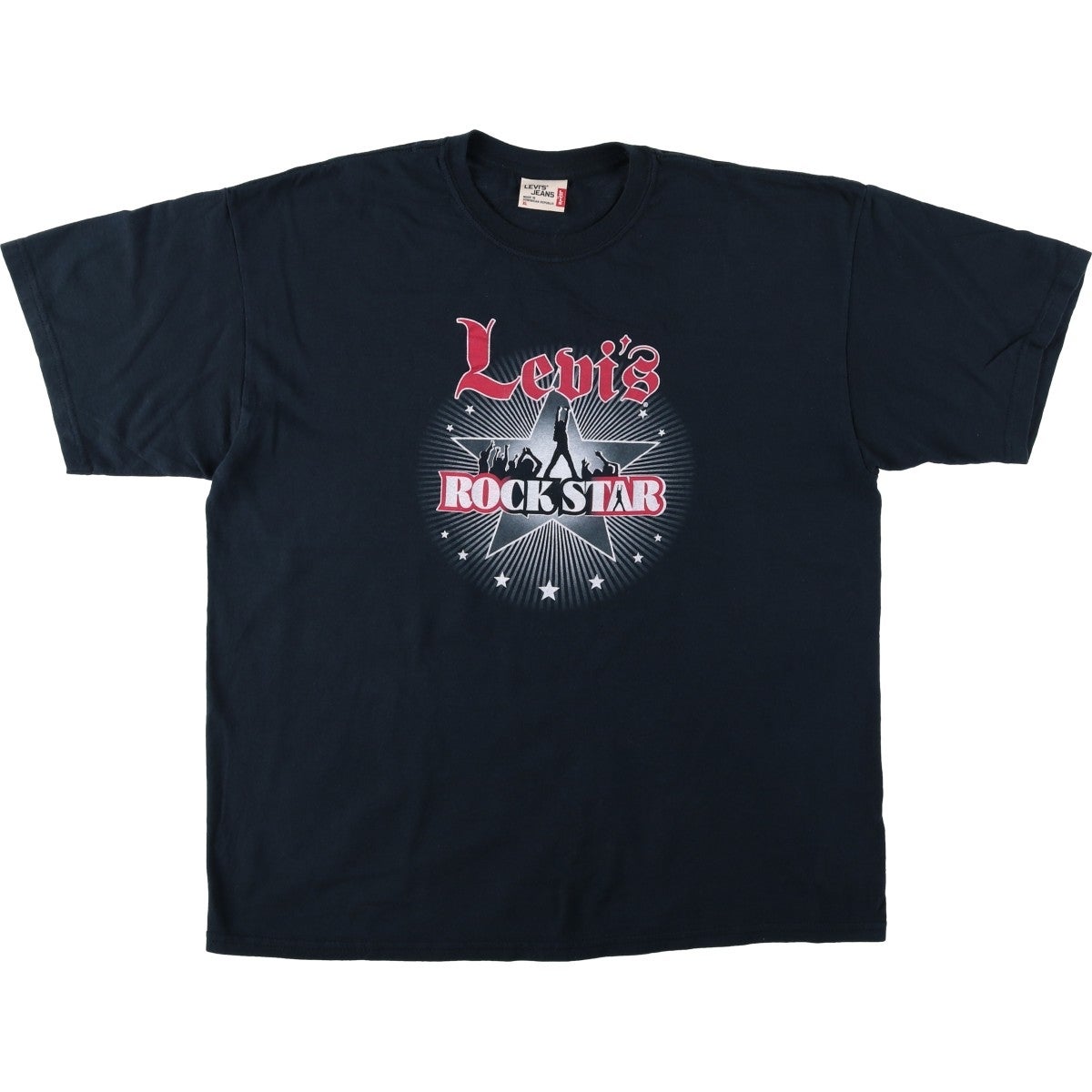 古着 90～00年代 リーバイス Levis 半袖 ロゴTシャツ メンズXL相当