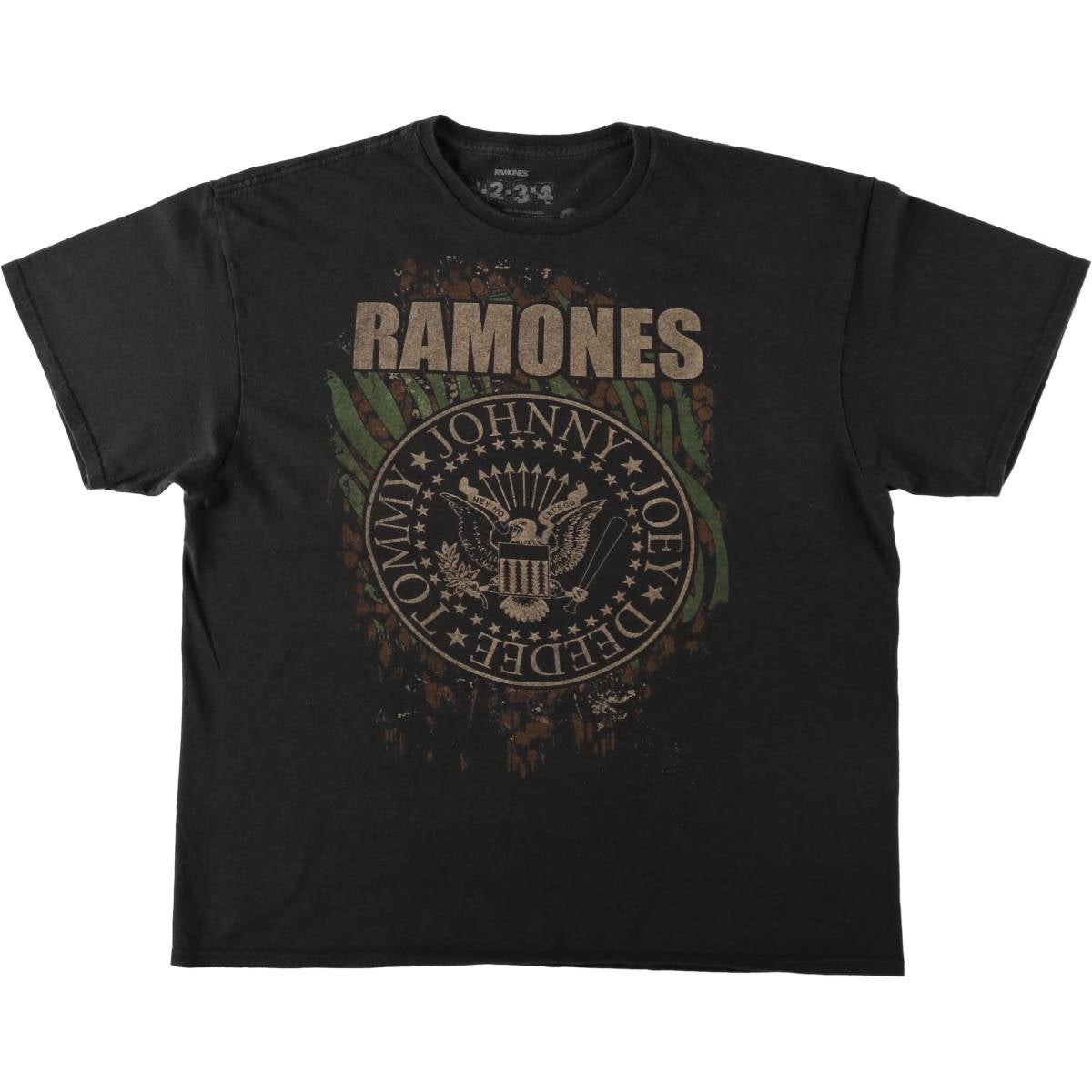 古着 RAMONES ラモーンズ 鷲柄 イーグル柄 バンドTシャツ バンT メンズ