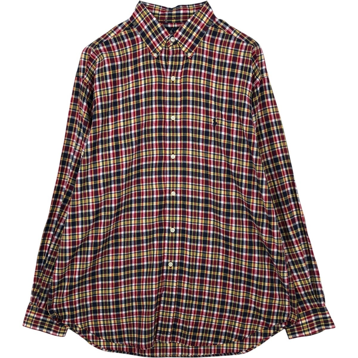 古着 ラルフローレン Ralph Lauren BLAKE 長袖 ボタンダウンチェック