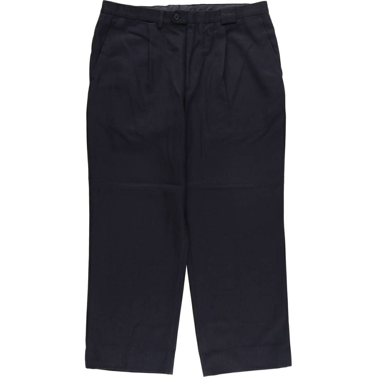 古着 ピエールカルダン PIERRE CARDIN ワンタック ウールパンツ