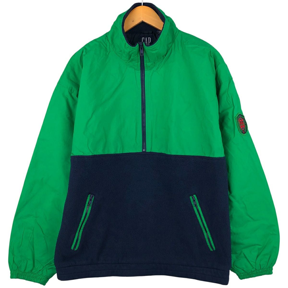 古着 90年代 ギャップ GAP オールドギャップ ハーフジップ ナイロンx