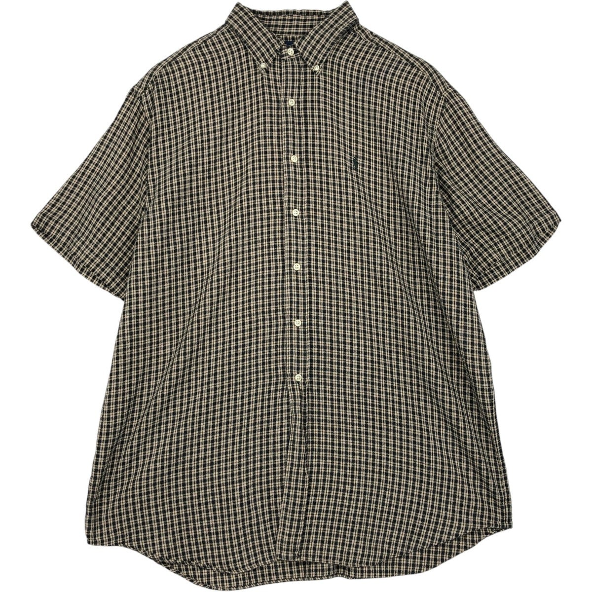 古着 ラルフローレン Ralph Lauren BLAKE 半袖 ボタンダウン チェック