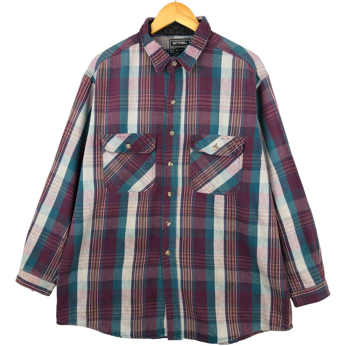 古着 バンズ VANS TAILORED FIT 長袖 フランネルチェックシャツ レディースS相当/eaa597654 古着 バンズ VANS TAILORED FIT 長袖 フランネルチェックシャツ