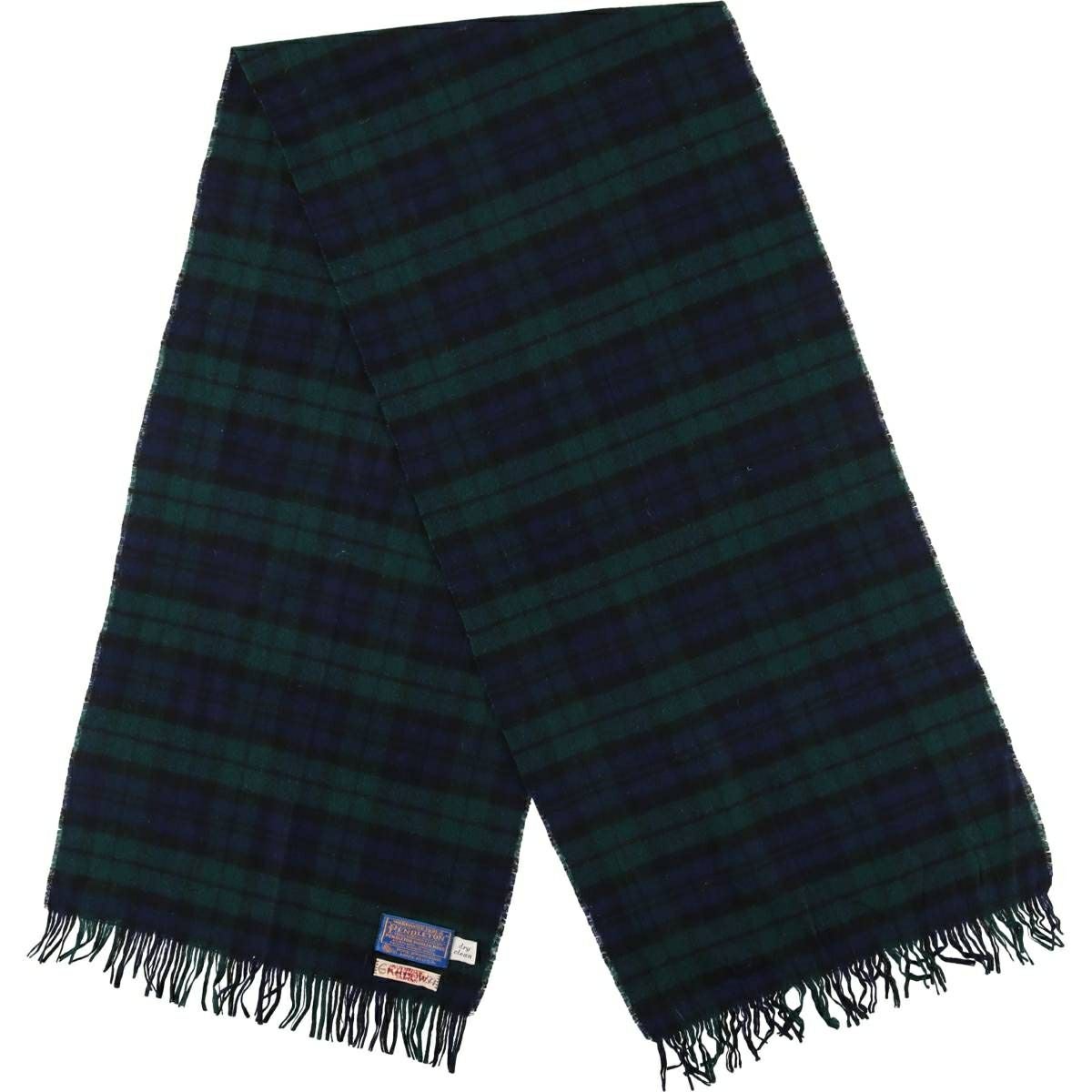 古着 70年代 ペンドルトン PENDLETON ブラックウォッチチェック ウール