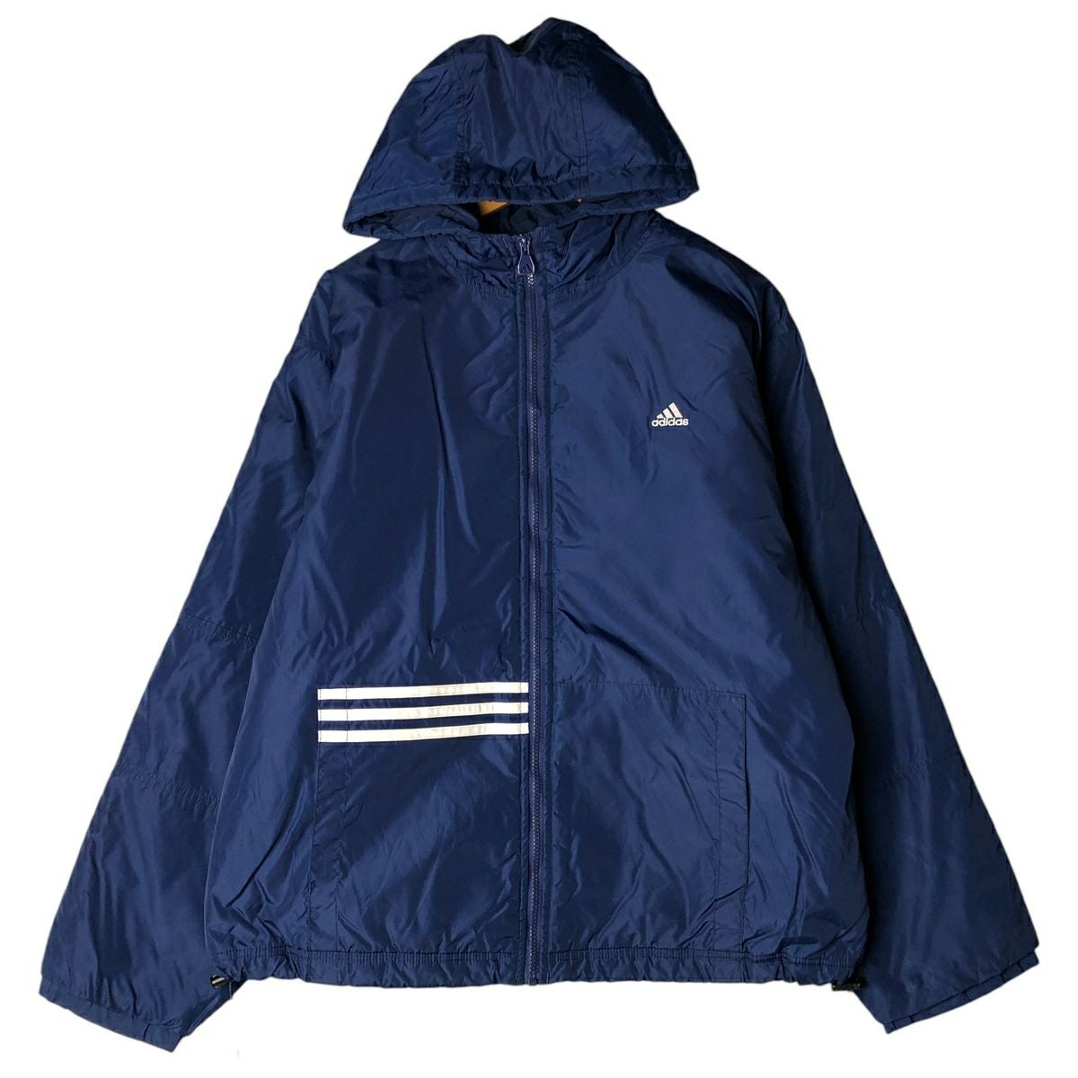 古着 アディダス adidas リバーシブル 中綿パーカー パファー