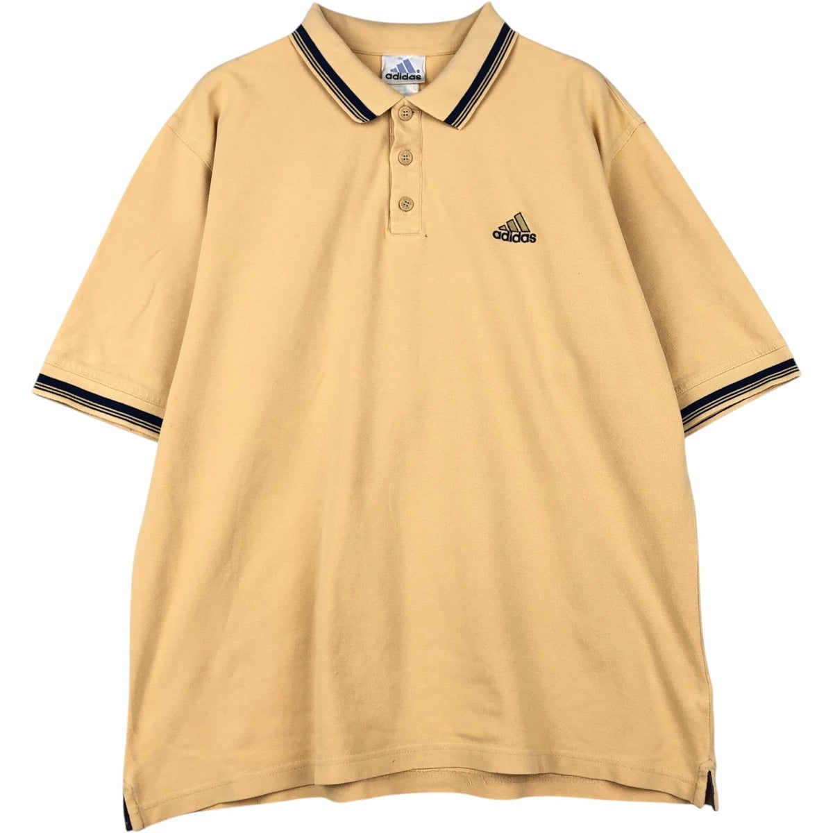 古着 90年代 アディダス adidas 半袖 ポロシャツ メンズL相当