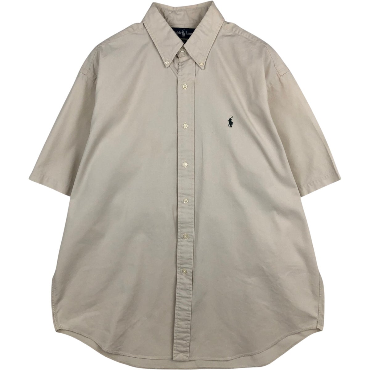 古着 ラルフローレン Ralph Lauren BLAKE 半袖 リネン ボタンダウン
