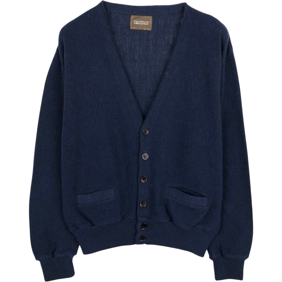 古着 80年代 キャンパス CAMPUS アクリルニットカーディガン USA製