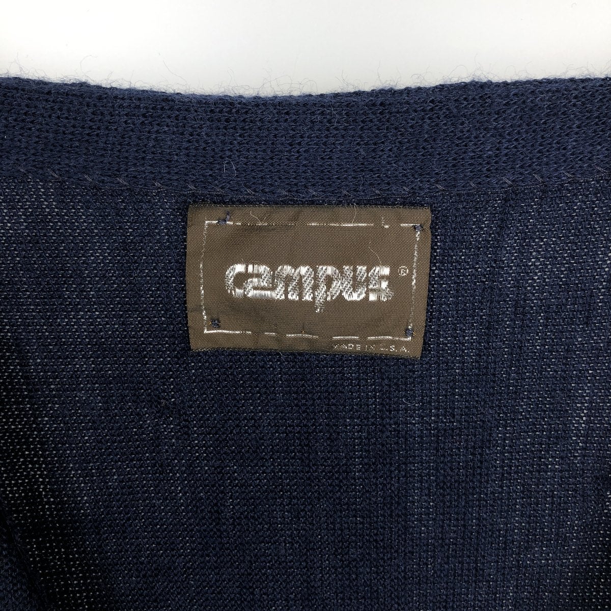 古着 80年代 キャンパス CAMPUS アクリルニットカーディガン USA製