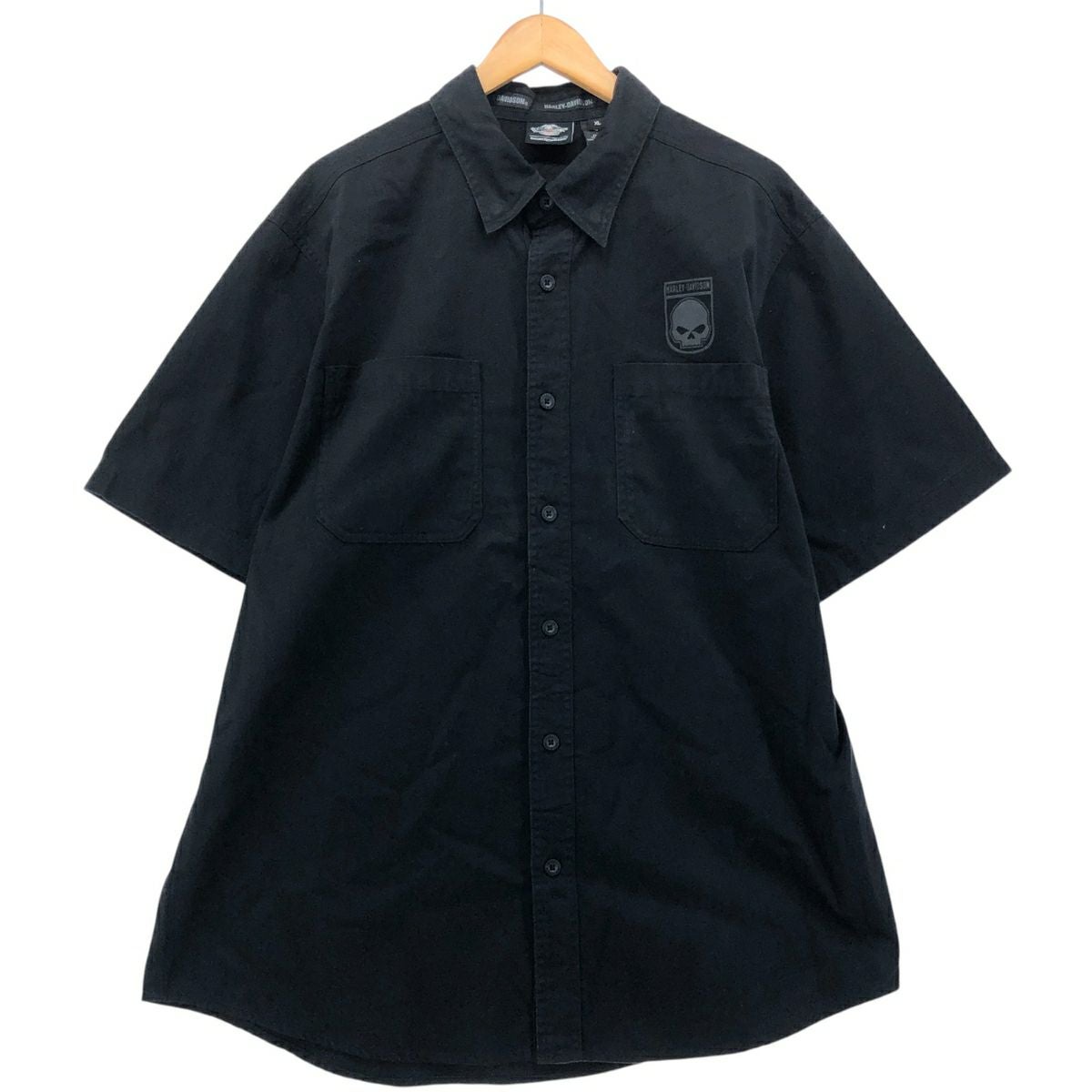 古着 ハーレーダビッドソン Harley-Davidson ボタニカル柄 モーター